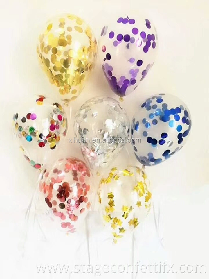 Balloon brightest star multicolored tissue paper confetti /metallic Confetti Biodegradable Confetti